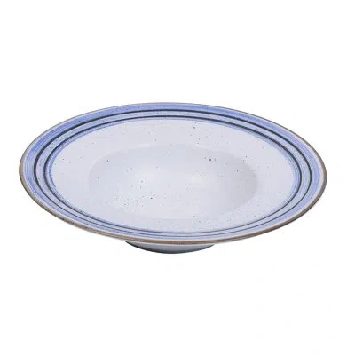 Yanco Ocean 9 Oz. Soup Bowl In Blue;white
