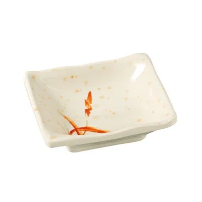 Yanco Orchis Melamine Condiment Server In Beige