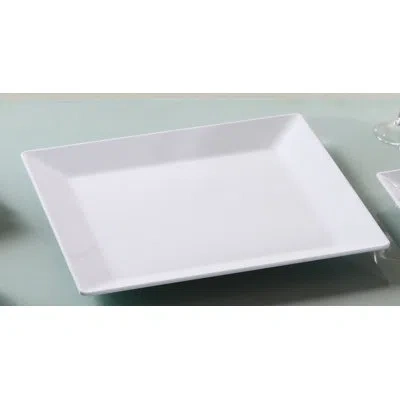Yanco Osaka 1 Square Melamine Platter In White