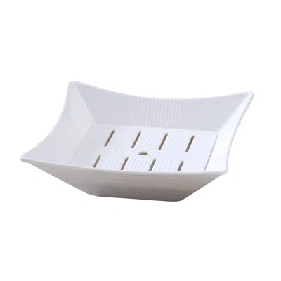 Yanco Osaka 2 Melamine 112 Fl Oz. Serving Bowl In White
