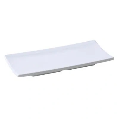 Yanco Osaka 9.5" Melamine Salad Plate In White