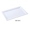 Yanco Osaka Rectangular Melamine Platter In White