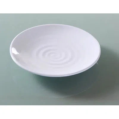 Yanco Osaka Round Melamine Platter In White