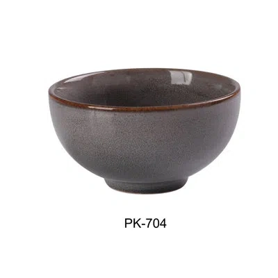 Yanco Peacock Rice Bowl In Gray