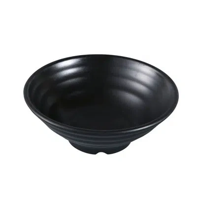 Yanco Pearl 16 Oz. Melamine Salad Bowl In Black