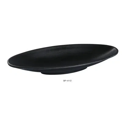 Yanco Pearl 18 Oz. Melamine Salad Bowl In Black