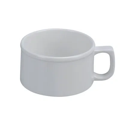 Yanco Pine Tree 8 Oz. Melamine Soup Bowl In White