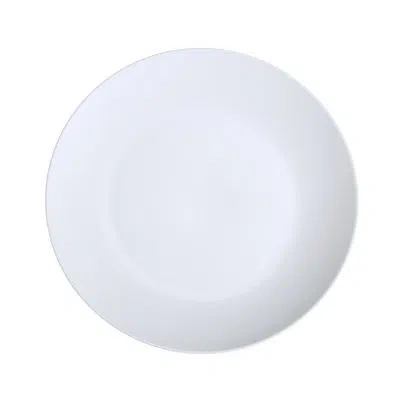 Yanco Piscataway 10" Dinner Plate In White