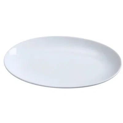 Yanco Piscataway 12" Dinner Plate In White