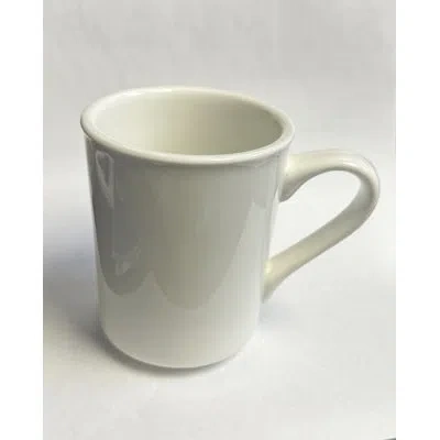 Yanco Piscataway Sierra Bone China Coffee Mug In White