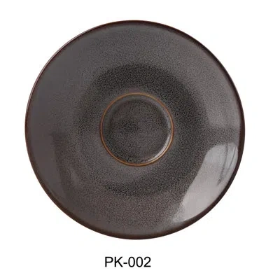 Yanco Pk-002 Peacock Saucer For Pk-001 In Gray