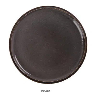Yanco Pk-207 Peacock Dinner Plate In Gray