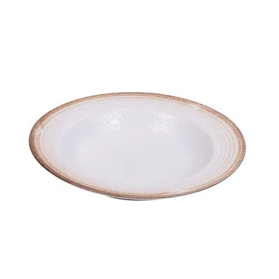 Yanco Rockeye 16 Oz. Pasta Bowl In Brown;white