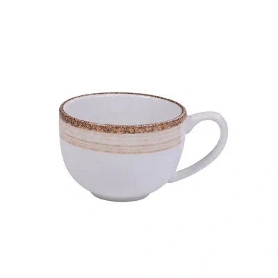 Yanco Rockeye Coffee Mug In Brown;white