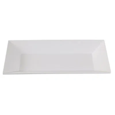 Yanco Rome 6'' Melamine Dinner Plate In White