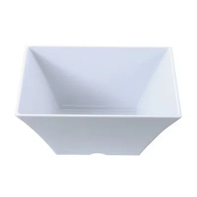 Yanco Rome Melamine 48 Fl Oz. Salad Bowl In White