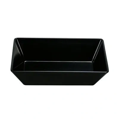 Yanco Rome Melamine Tray In Black
