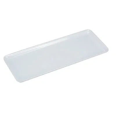 Yanco Rome Rectangular 6" Melamine Dinner Plate In White