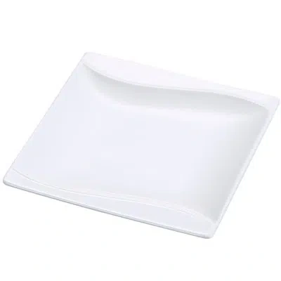 Yanco Sea Wave 4.5"  Bread And Butter Plate In White