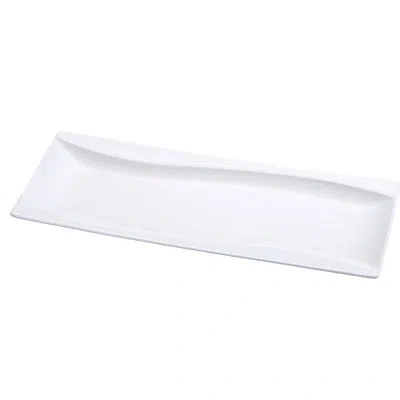 Yanco Sea Wave Platter In White