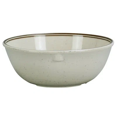 Yanco Sesame 11 Oz. Melamine Cereal Bowl In Tan