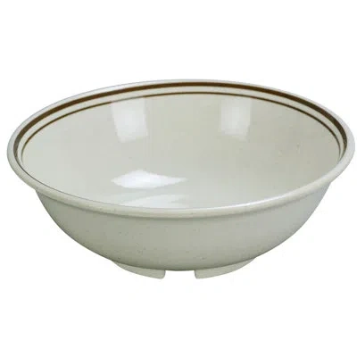 Yanco Sesame 32 Oz. Melamine Soup Bowl In Tan