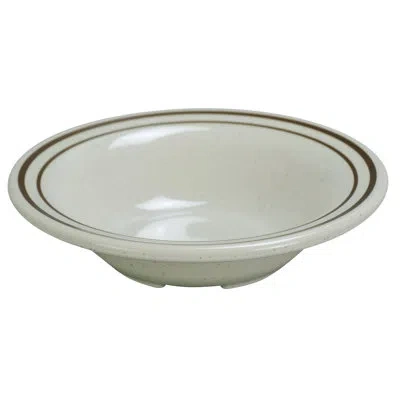 Yanco Sesame 3.5 Oz. Melamine Dessert Bowl In Tan