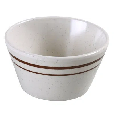 Yanco Sesame 8 Oz. Melamine Cereal Bowl In Tan