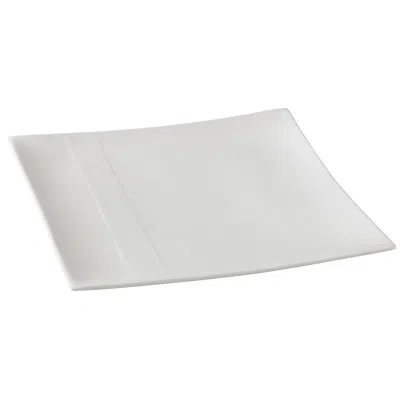 Yanco Shanghai 12"  Dinner Plate In White