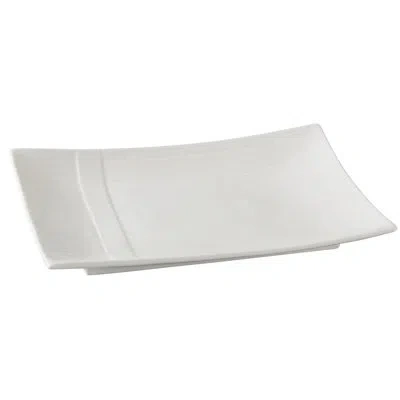 Yanco Shanghai 5.5" Dinner Plate In White
