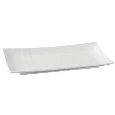 Yanco Shanghai 9.5"  Appetizer Plate In White