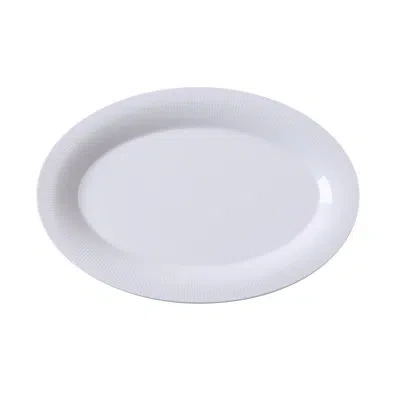 Yanco Siena 10" Dinner Plate In White