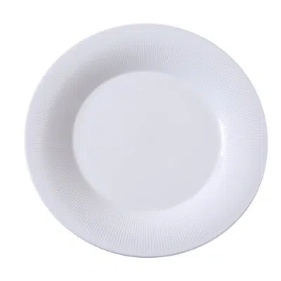 Yanco Siena 8" Dessert Plate In White