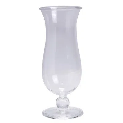 Yanco Stemware 16 Oz. Plastic Hurricane Glass In Clear