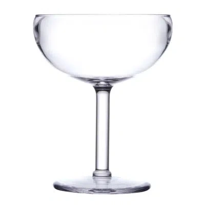 Yanco Stemware Margarita 16 Oz. Plastic Coupe In Clear