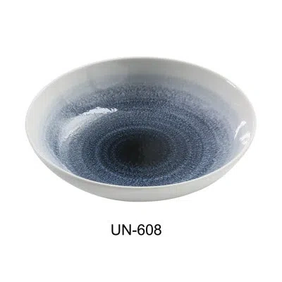 Yanco Universe 12 Piece Soup Bowl Set In Blue;white