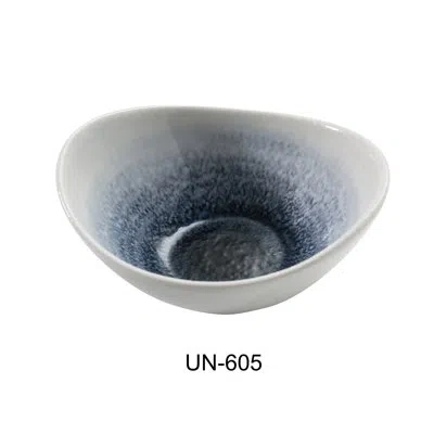 Yanco Universe 36 Piece Dessert Bowl Set In Blue;white