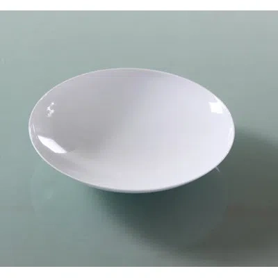 Yanco Venice 18 Oz. Melamine Salad Bowl In White