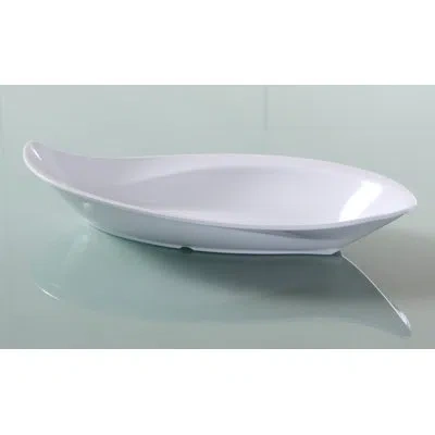 Yanco Venice 48 Oz. Deep Melamine Salad Bowl In White