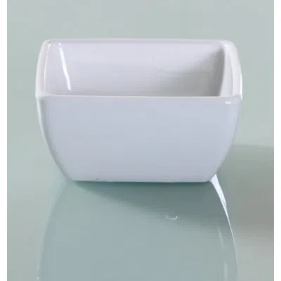 Yanco Venice 6 Oz. Melamine Salad Bowl In White