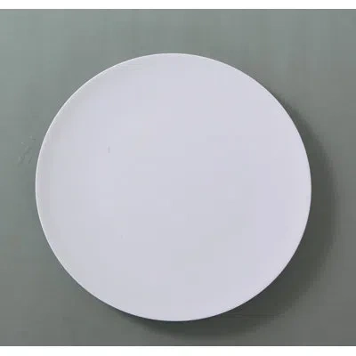 Yanco Venice Pizza 10.5" Melamine Dinner Plate In White