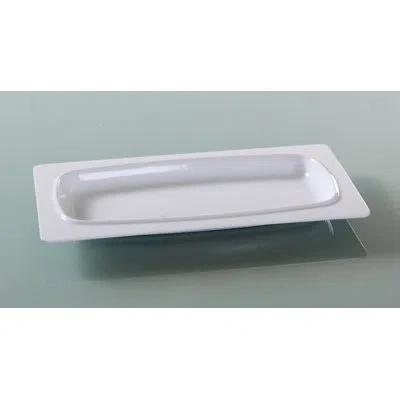Yanco Venice Pizza 13" Melamine Dinner Plate In White