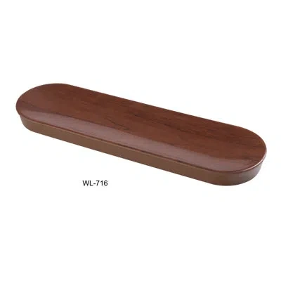 Yanco Wl-716 Woodland 15 5/8" X 4 1/4" X 1" Olive Tray In Brown