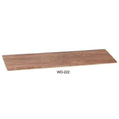 Yanco Wood And Banboo Look Tray Wooden Melamine Cheese Board In Brown