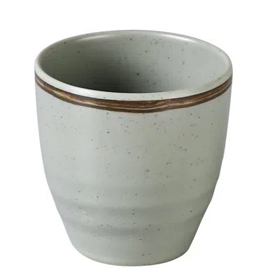 Yanco Yoto Melamine Teacup In Brown;gray