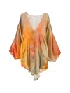 Yangkehan Abstract-printed Tie Coat In Multi