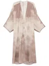 Yangkehan Mesh Coat In Neutrals