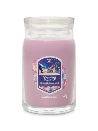 Yankee Candle Après Ski Summit Stargazing Candle In Pink