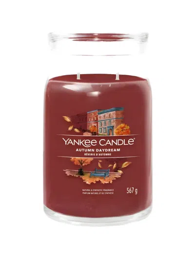 Yankee Candle Autumn Daydream Candle In Burgundy