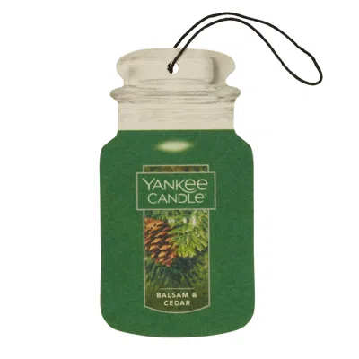 Yankee Candle Balsam And Cedar Car Jar, 0.32 oz